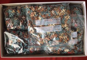 Image of the puzzle 5000, Falcon, Celebration on the Occasion of the Anniversary of the Military Order of Maria Theresa 1861, by Siegmund L’Allemand, Sealed Bag, Picture of the bag