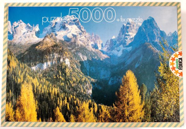 Image of the puzzle 5000, Educa, Brenta Massif, Italy, Sealed Bag, Picture of the box