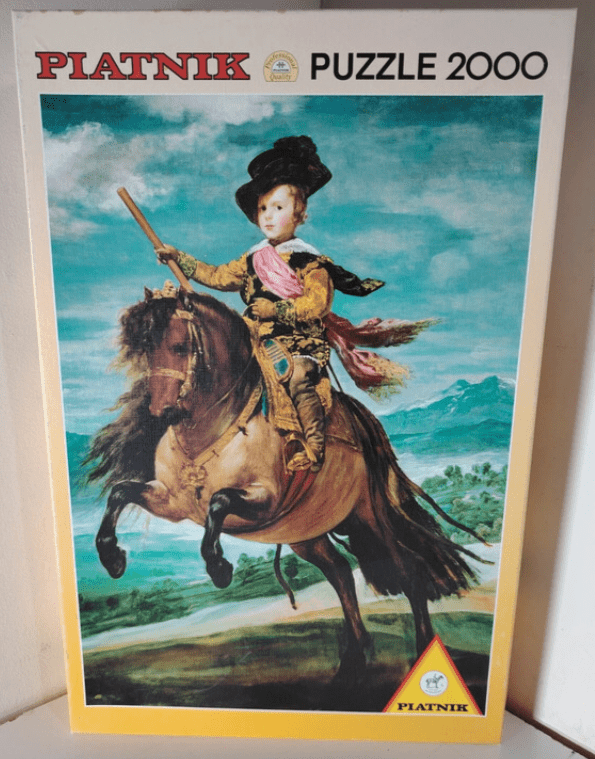 2000, Piatnik, Prince Balthasar Charles, by Diego Velázquez Image of the puzzle 2000, Piatnik, Prince Balthasar Charles, by Diego Velázquez, Picture of the box