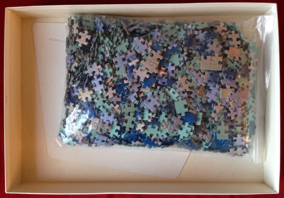 Image of the puzzle 1500, Educa, The Ships of Columbus, Complete, Picture of the bag