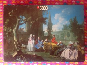 Image of the Puzzle 3000, Jumbo, Relaxation in the Garden, Complete, Picture of the Box