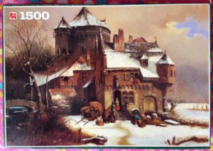 Image of the puzzle The Arrival for Christmas, by Frederick Marinus Kruseman, Picture of the box