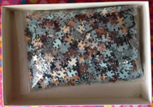 Image of the puzzle The Arrival for Christmas, by Frederick Marinus Kruseman, Picture of the bag