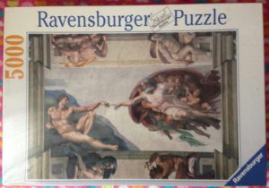 Image of the Puzzle 5000, Ravensburger, The Creation of Adam, Factory Sealed
