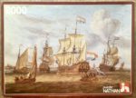 Image of the puzzle 2000, Nathan, Frigate in Amsterdam, by Abraham Storck, Complete, Picture of the box