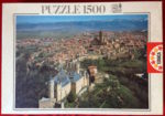 Image of the puzzle 1500, Educa, El Alcázar de Segovia, Spain, Complete, Picture of the box