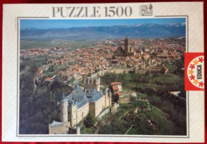 Image of the puzzle 1500, Educa, El Alcázar de Segovia, Spain, Complete, Picture of the box