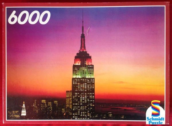Image of the puzzle 6000, Schmidt, New York Skyline, Complete, Picture of the box