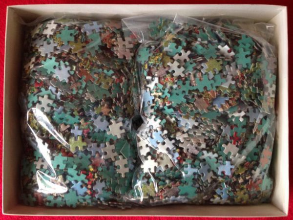 Image of the puzzle 4000, Educa, Calais Town Hall, France, Complete, Picture of the bag
