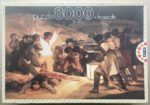 Image of the puzzle 8000, Educa, Los Fusilamientos del Tres de Mayo, by Francisco de Goya, Complete, Picture of the box