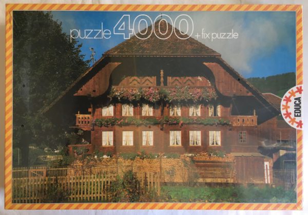 Image of the Puzzle 4000, Educa, Tyrolean House, Factory Sealed