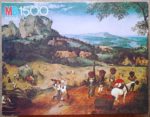 Image of the puzzle 1500, MB, The Hay Harvest, Pieter Bruegel the Elder, Complete, Picture of the box