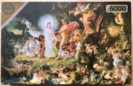 Image of the puzzle 5000, Falcon, The Quarrel of Oberon and Titania, by Joseph Noel Paton, Sealed Bag, Picture of the box