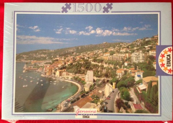 Image of the puzzle 1500, Educa, Villefranche-sur-Mer, France