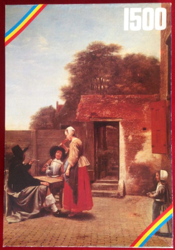 Image of the puzzle 1500, FNProductions, A Dutch Courtyard, by Pieter de Hooch, Complete, Picture of the box