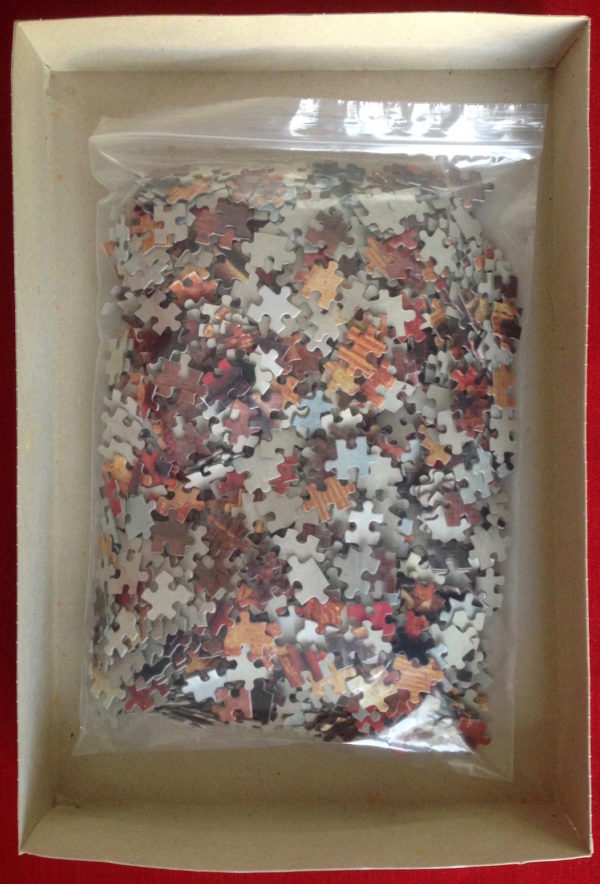 Image of the puzzle 1500, FNProductions, A Dutch Courtyard, by Pieter de Hooch, Complete, Picture of the bag