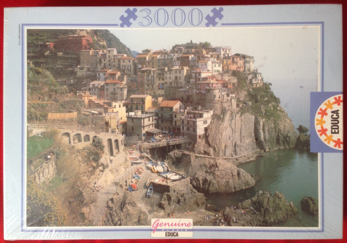 3000, Educa, Manarola, Cinque Terre, Factory Sealed Image of the puzzle 3000, Educa, Manarola, Cinque Terre, Factory Sealed