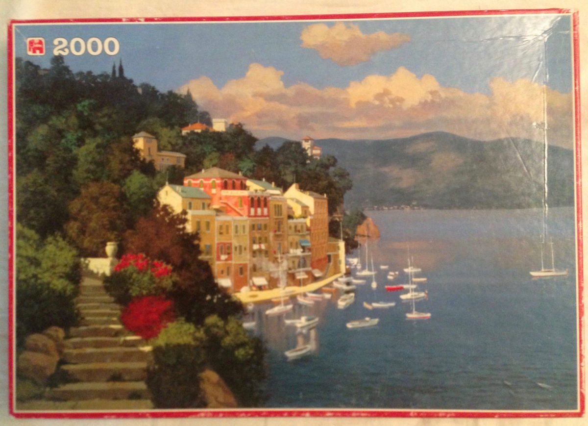 Image of the puzzle 2000, Jumbo, Morning Walk, by Lucio Sollazzi, Complete, Picture of the box