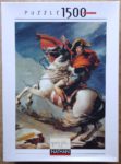 Image of the puzzle 1500, Nathan, Napoleon Crossing the Alps, Jacques-Louis David, Complete, Picture of the box