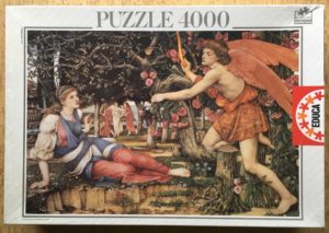 Puzzle 4000, Educa, Love and the Maiden, by Spencer Stanhope, Factory Sealed