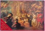 Image of the puzzle 1200, Hema, The Garden of Love, by Peter Paul Rubens, Complete, Picture of the box