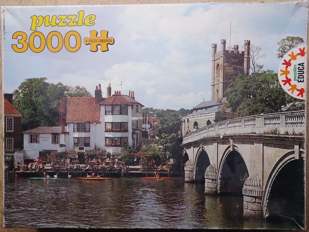 2000, Castorland, Crossing the River, Wierusz-Kowalski - Rare Puzzles