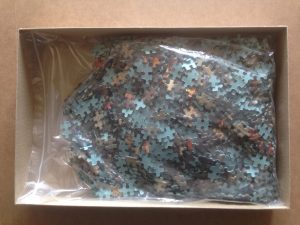 Image of the puzzle 2000, F.X. Schmid, Winter Riding School of the Vienna Hof, Martin van Meytens II, Complete, Picture of the bag