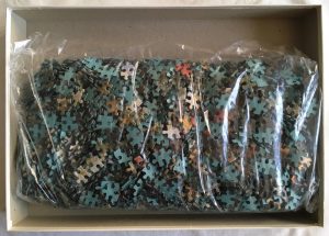 Image of the Puzzle 3000, Falcon, Fair in the Champs Élysées, Sealed Bag, Picture of the Bag