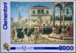 Image of the puzzle 2000, Clementoni, Return of the Ambassadors, by Vittore Carpaccio, Complete, Picture of the box