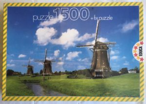 Image of the puzzle 1500, Educa, Dutch Windmills, Factory Sealed