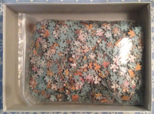 Image of the puzzle 3000, MB, Map of the World, by Petrus Plancius, Complete, picture of the bag