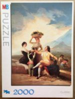 Image of the puzzle 2000, MB, The Grape Harvest, by Francisco de Goya, Sealed Bag, Picture of the box