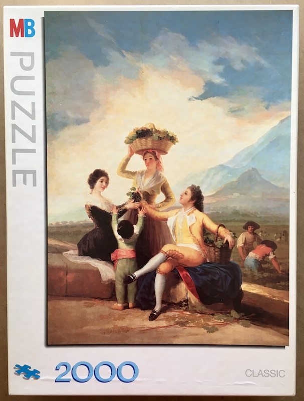 1500, Educa, The Grape Harvest, Francisco de Goya - Rare Puzzles