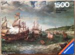 Image of the puzzle 1500, Ravensburger, Passengers Ashore, Complete, Picture of the box