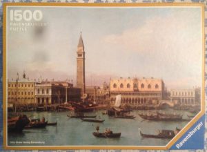 Image of the puzzle 1500, Ravensburger, Venice, Canaletto, Complete, Picture of the box