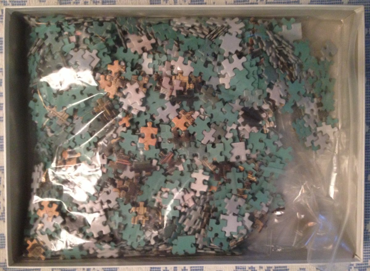 Image of the puzzle 1500, Ravensburger, Venice, Canaletto, Complete, Picture of the bag