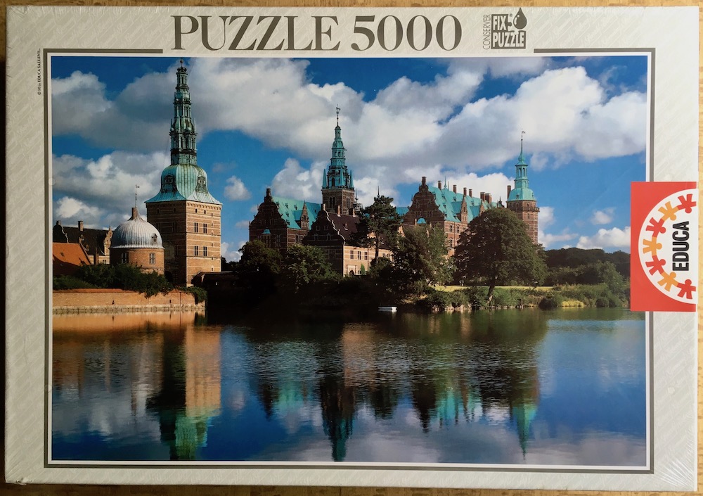 Puzzle Les Chaumières Fleuries Educa-16356 5000 pièces Puzzles