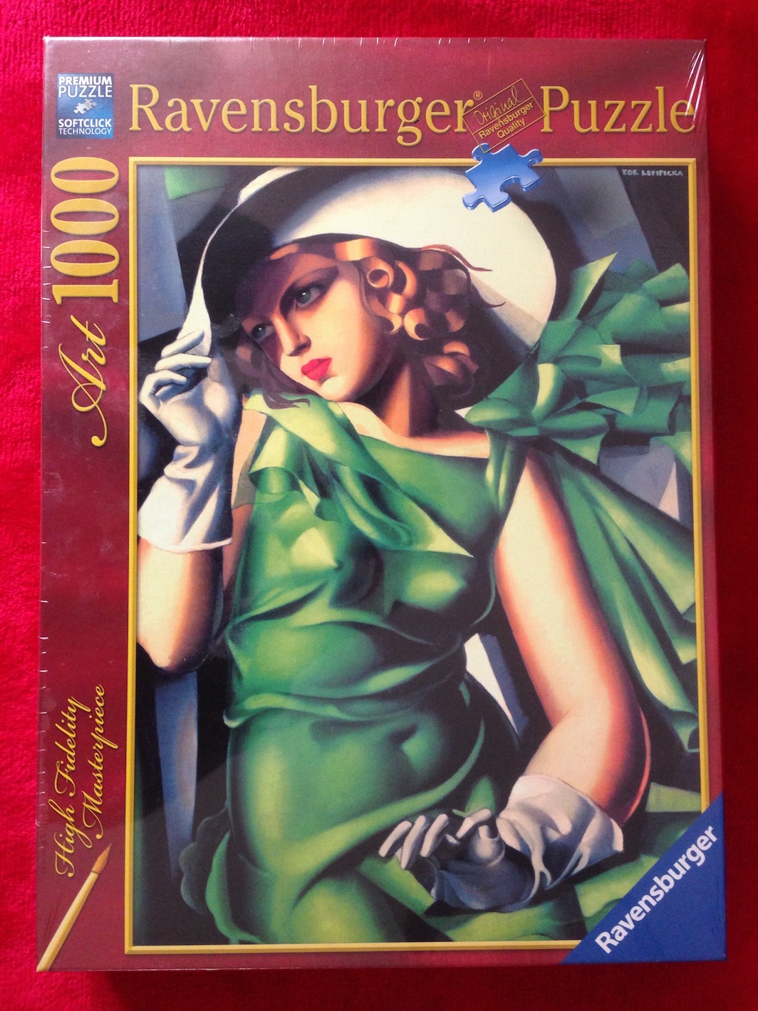 1000, Ravensburger, Young Lady with Gloves, Tamara de Lempicka Rare