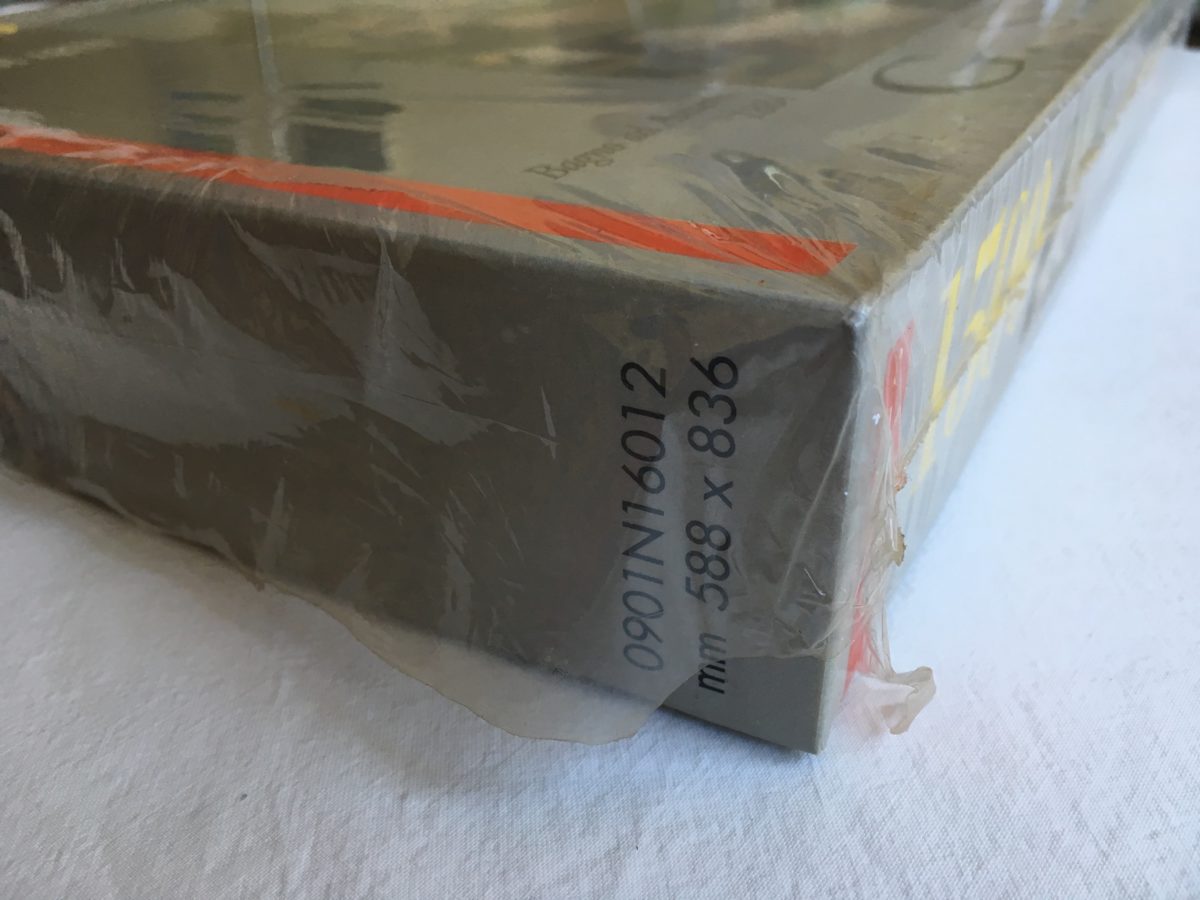 Image of the puzzle 1500, Ricordi, Bathers at Asnières, Factory Sealed, Picture of the corner