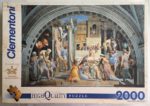 Image of the puzzle 2000, Clementoni, The Fire in the Borgo, by Raphael, Picture of the box