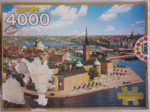 Image of the puzzle 4000, Educa, Stockholm, Riddarsholmen, Sealed Bag, Picture of the box