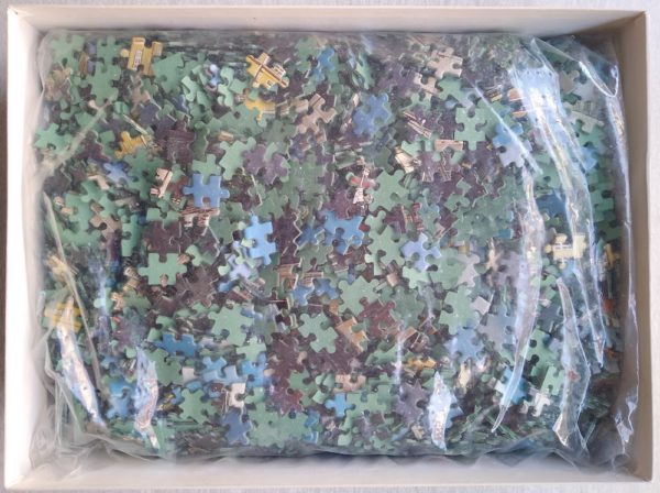 Image of the puzzle 4000, Educa, Stockholm, Riddarsholmen, Sealed Bag, Picture of the bag