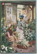 Image of the puzzle 1500, Jumbo, The Flower Market, Boulogne, Alfred Illman Glendening, Complete, Picture of the box