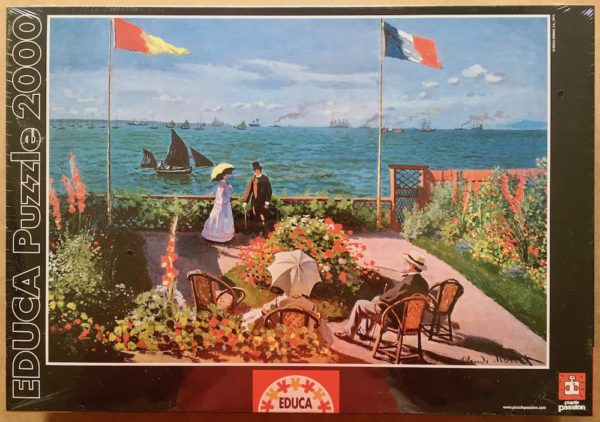 Image of the puzzle 2000, Educa, The Terrace at Sainte-Adresse, by Claude Monet, Factory Sealed