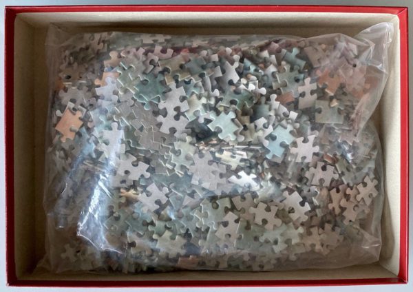 Image of the puzzle 1000, Ricordi, Impression, Sunrise, Claude Monet, Sealed Bag, Picture of the bag