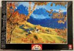 Image of the puzzle 4000, Educa, Autumn in Villnoss, Sealed Bag, Picture of the box