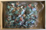 Image of the puzzle 2000, F.X. Schmid, On the Terrace at Capri, by Karl Maria Schuster, Complete, Picture of the bag