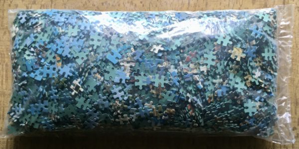 Image of the puzzle 5000, Falcon, Quiet Anchorage, Complete, Picture of the bag
