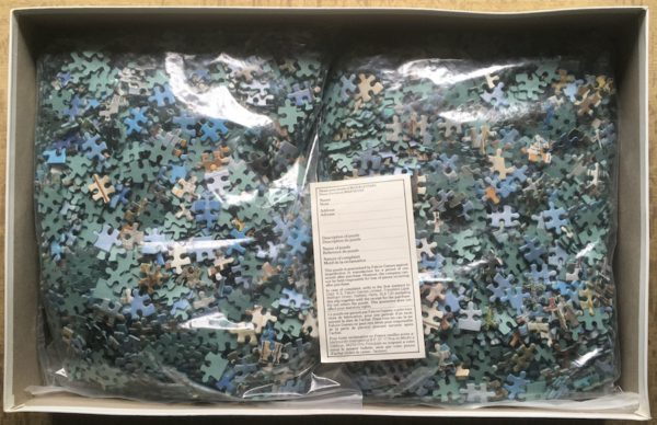 Image of the puzzle 5000, Falcon, Quiet Anchorage, Complete, Picture of the bag