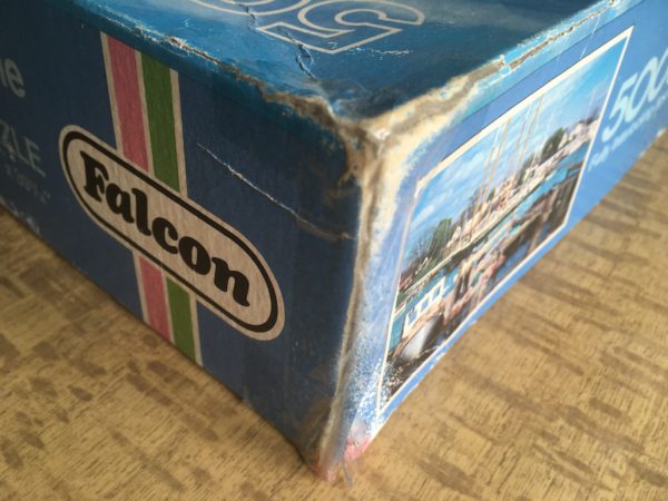 Image of the puzzle 5000, Falcon, Quiet Anchorage, Complete, Picture of the corner